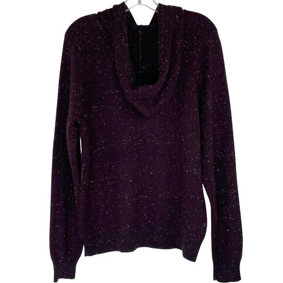 Alexander Wang Plum Pullover Hooded Sweater Women's Small Petite Cashmere Blend - Picture 6 of 11